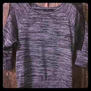 Black and Grey heathered sweater